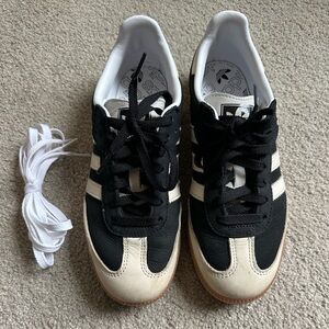adidas Black and Cream suede OG Samba sneakers